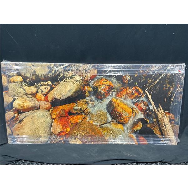 Rocks - Photographic Print On Board 39W x 18T