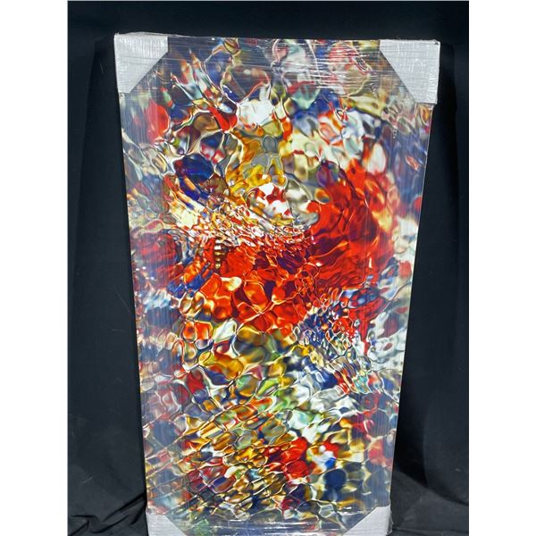 Water Image Photograph Print On Board 48T x 24W