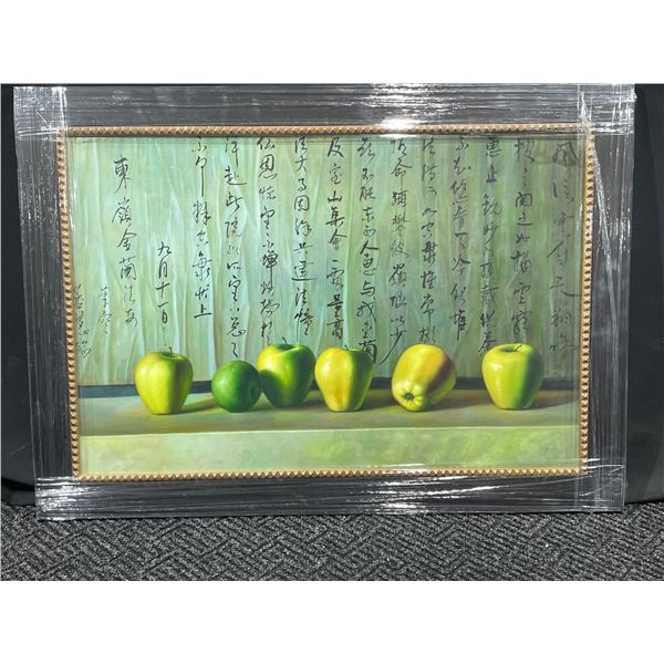 Green Apples - Oil On Canvass - Artist Unknown 41W x 30T