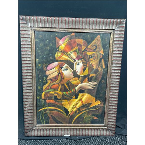 Manage Et Toi Oil On Canvass 40W x 50T