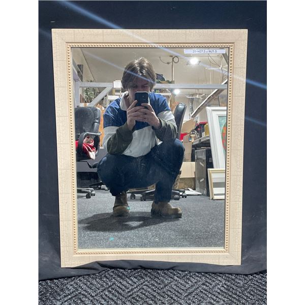 Roman styled Frame Mirror 28 x 21