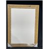 Image 2 : Large Bevelled Mirror Silver Metal Frame 31 x 43
