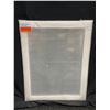 Image 1 : Large Bevelled Mirror White Plastic Frame 34 x 44