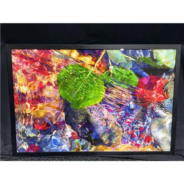 Ripple in water print on board 47 X 32