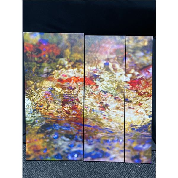 Water Image Photograph Print On Canvas 53T x 53W