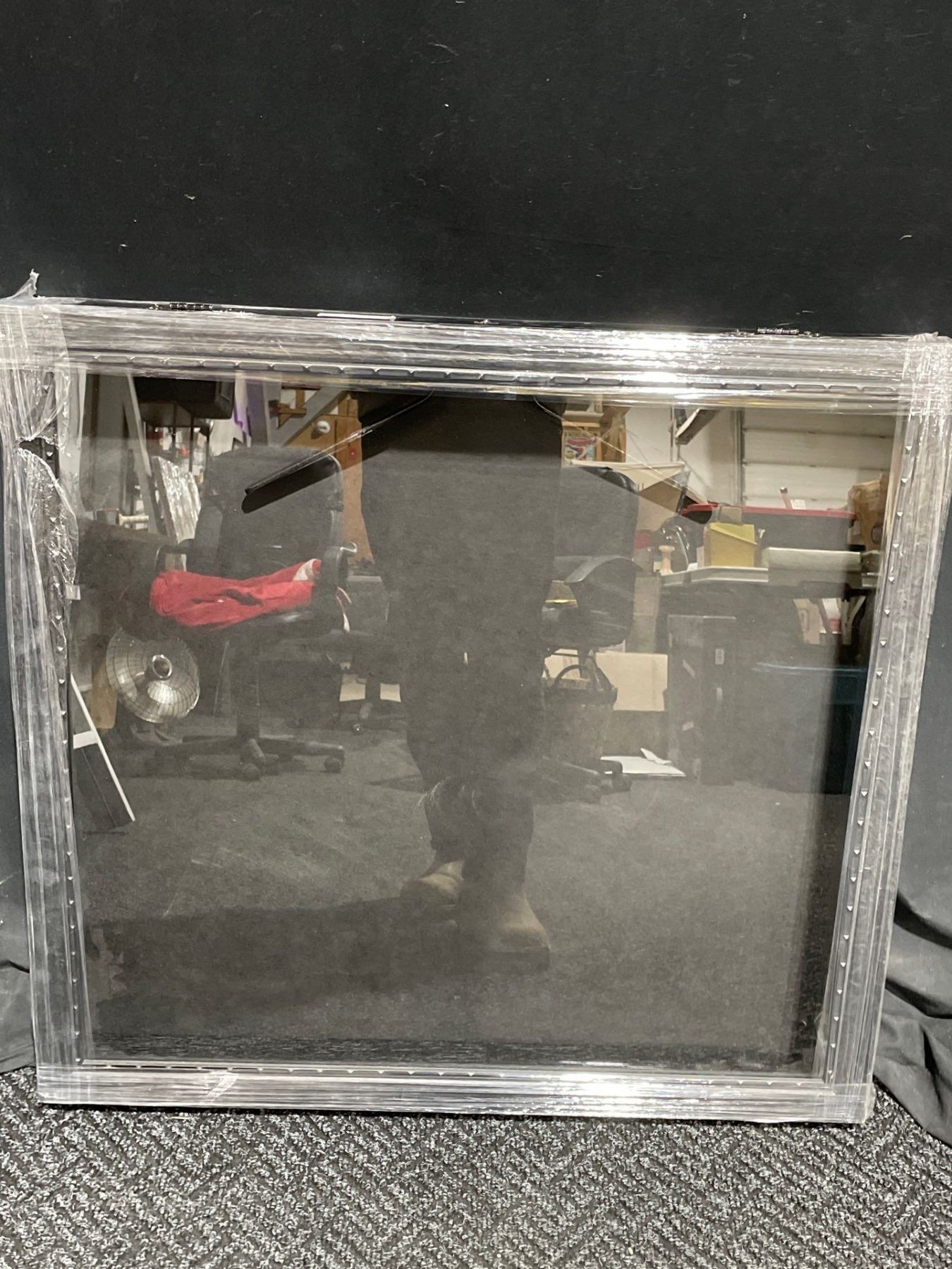 Shadow Box 32 x 30 Front Door Swings Open Beck Auctions Inc.