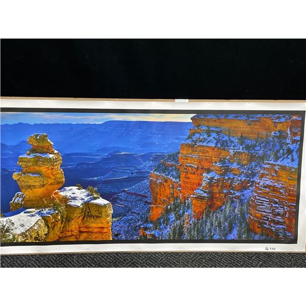 Canyon Print on Paper 60 X 26