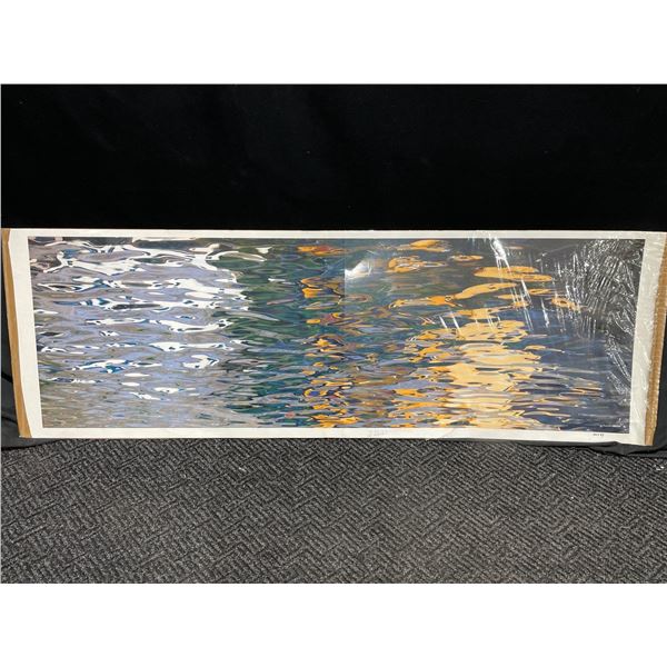 Water Image Photograph Print On Canvas 22T x 67W