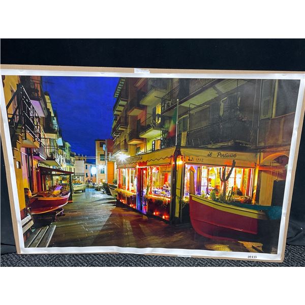 Street in Italy Photograph on Canvas 49 X 33