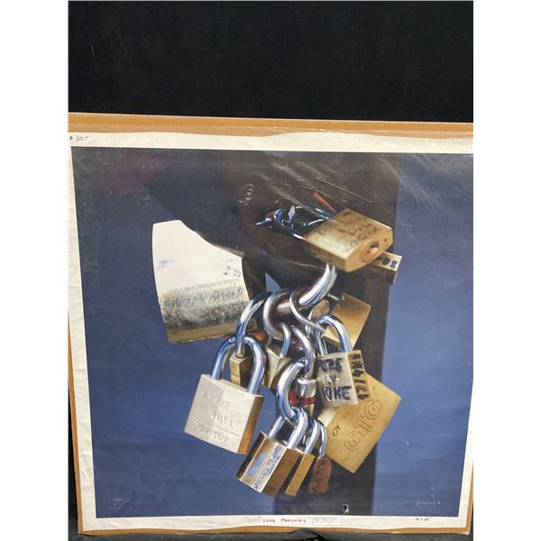 Entangled Locks Photograph 34 X 34