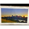 Image 1 : Edmonton Skyline Photograph on Canvas 40 X 22