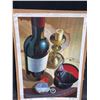 Image 1 : Wine Bottle Paint on Canvas 524 X 36