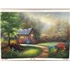 Image 1 : Cottage in Nature Paint on Canvas 24 X 36