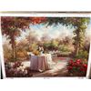 Image 1 : Garden Patio Paint on Canvas 30 X 40