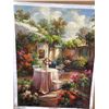 Image 1 : Garden Patio Paint on Canvas 30 X 40