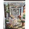 Image 1 : Garden Patio Oil on Canvas 30 X 40
