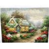 Image 1 : Cottage in Nature Oil on Canvas 24 X 36