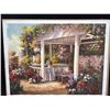 Image 1 : Garden Patio Paint on Canvas 30 X 40