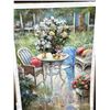 Image 1 : Garden Patio Oil on Canvas 24 X 36