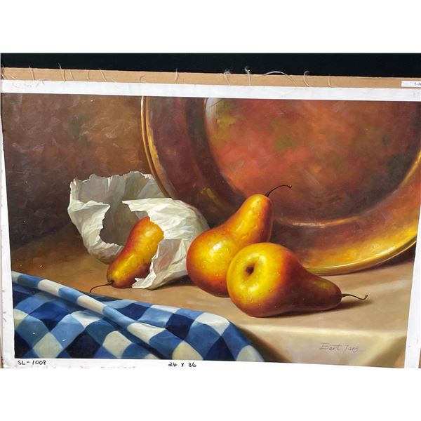 Pairs Oil on Canvas 24 X 36