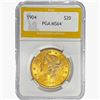 Image 1 : 1904 $20 Gold Double Eagle PGA MS64