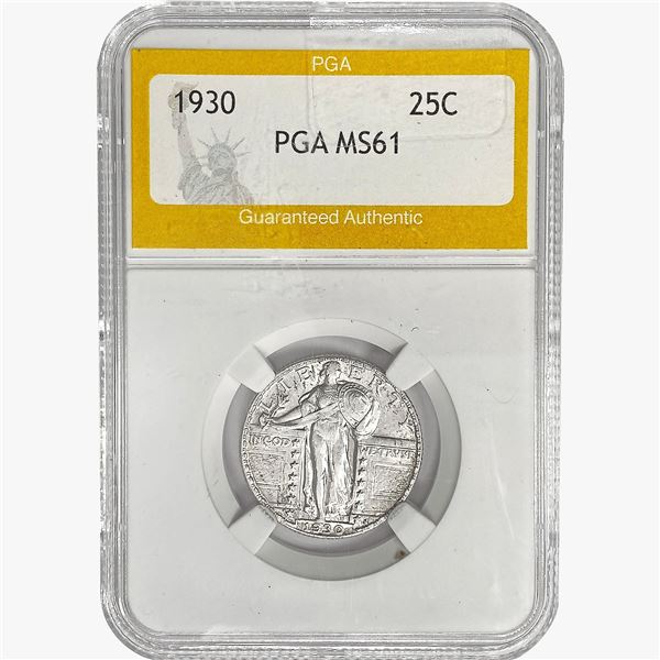 1930 Standing Liberty Quarter PGA MS61