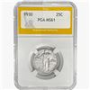 Image 1 : 1930 Standing Liberty Quarter PGA MS61