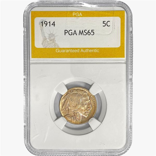 1914 Buffalo Nickel PGA MS65