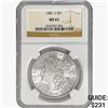 Image 1 : 1881-S Morgan Silver Dollar NGC MS63