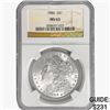 Image 1 : 1886 Morgan Silver Dollar NGC MS63