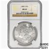 Image 1 : 1880-S Morgan Silver Dollar NGC MS63
