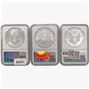 Image 2 : [3] 1987 Silver Eagle NGC MS69