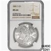 Image 1 : 1881-S Morgan Silver Dollar NGC MS64
