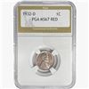 Image 1 : 1932-D Wheat Cent PGA MS67 RED