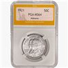 Image 1 : 1921 Alabama Half Dollar PGA MS64