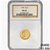 Image 1 : 1928 $2.50 Gold Quarter Eagle NGC MS62