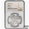 Image 1 : 1881-S Morgan Silver Dollar NGC MS64