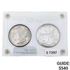 Image 1 : 1900 & 2000 US Silver Dollar 100 Year Set
