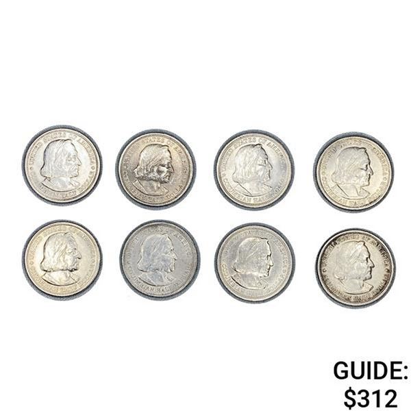 1893 Columbia Half Dollar Collect. [8 Coins]