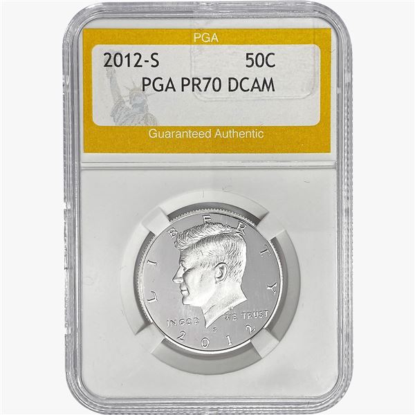 2012-S Kennedy Half Dollar PGA PR70 DCAM