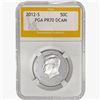 Image 1 : 2012-S Kennedy Half Dollar PGA PR70 DCAM