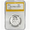 Image 1 : 1955 Franklin Half Dollar PGA PR66 Cameo