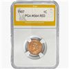 Image 1 : 1907 Indian Head Cent PGA MS64 RED