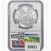 Image 2 : 1881-S Morgan Silver Dollar NGC MS65