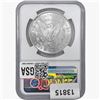 Image 2 : 1881-S Morgan Silver Dollar NGC MS65