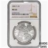 Image 1 : 1881-S Morgan Silver Dollar NGC MS65