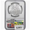 Image 2 : 1886 Morgan Silver Dollar NGC MS63