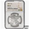 Image 1 : 1881-S Morgan Silver Dollar NGC MS64
