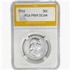 Image 1 : 1955 Franklin Half Dollar PGA PR69 DCAM