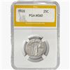Image 1 : 1920 Standing Liberty Quarter PGA MS60